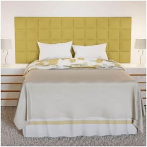 Cabeceira Estofada Roma 200cm King Size Suede