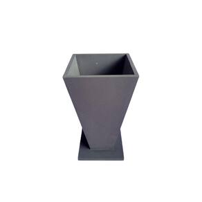 Vaso Taça De Canto Em Mdf (20cm) Marrom Café