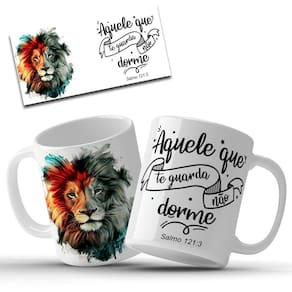 Caneca Personalizada Com Frase Evangélica Em Cerâmica