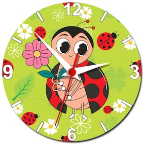 Relógio de Parede Para Cozinha de Joaninha Decoração