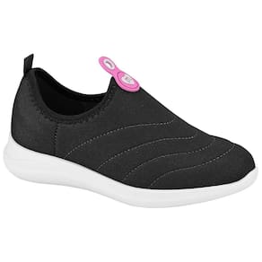 Tênis Molekinha 2503.317 Preto/Pink