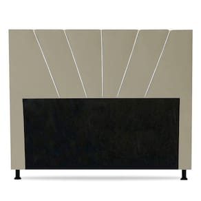 Cabeceira Cama Box Casal King Size Dallas 195cm Corano Bege