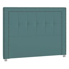 Cabeceira King Catania P04 195 Cm Suede Turquesa Tca 946