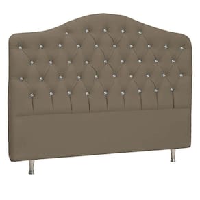 Cabeceira Casal P04 140 Cm Suede Marrom Claro Tca 945