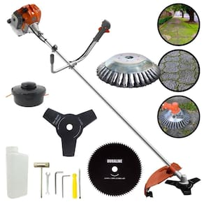 Roçadeira Tekna Rl520ac 52cc 9000rpm 2hp + Kit De 3 Lâminas