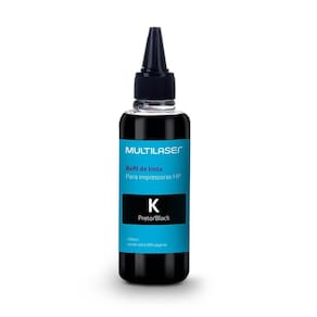 Refil de Tinta Preto compatível com impressoraHP 100ml - Rf001