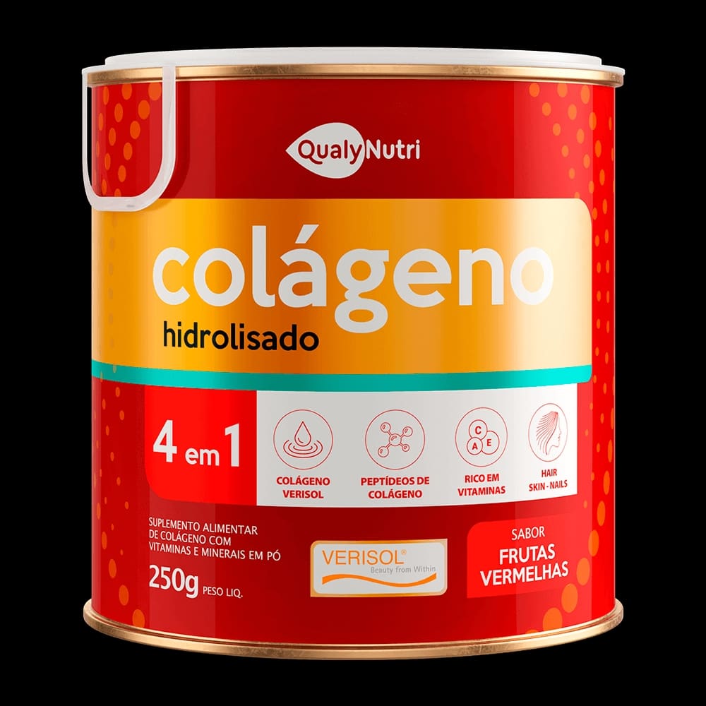 Colageno Hidrol. 4em1 Frutas Verm. 250g