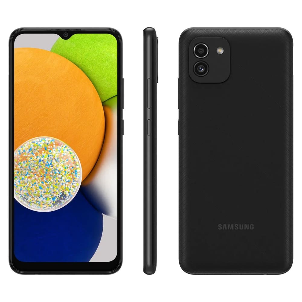 Usado: Samsung Galaxy A03 64 GB Preto - Regular