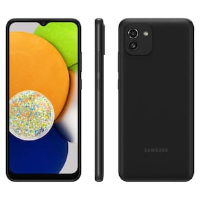 Usado: Samsung Galaxy A03 64 GB Preto - Regular