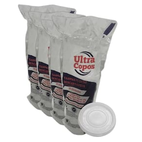 Tampa Para Copo De Isopor 120Ml C/200 Un S/ Furo Ultra
