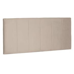 Cabeceira Painel Estofada Box Casal Ravenna 140cm Bege