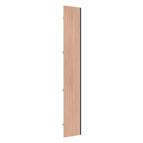 Porta Lateral Para Roupeiro 4 Portas C/ Puxador Inox Cumaru