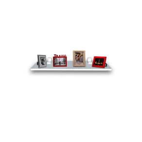 Prateleira Simples 50x20cm Com Borda Em Mdf Branco [F031]
