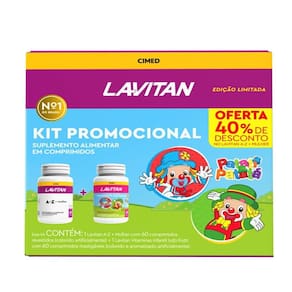 Kit Lav. Az Mulher+Inf Tuti Frutti C/60Cpds Cd