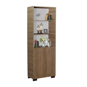 Estante Para Livros Giovana 4 Prateleira Com Porta