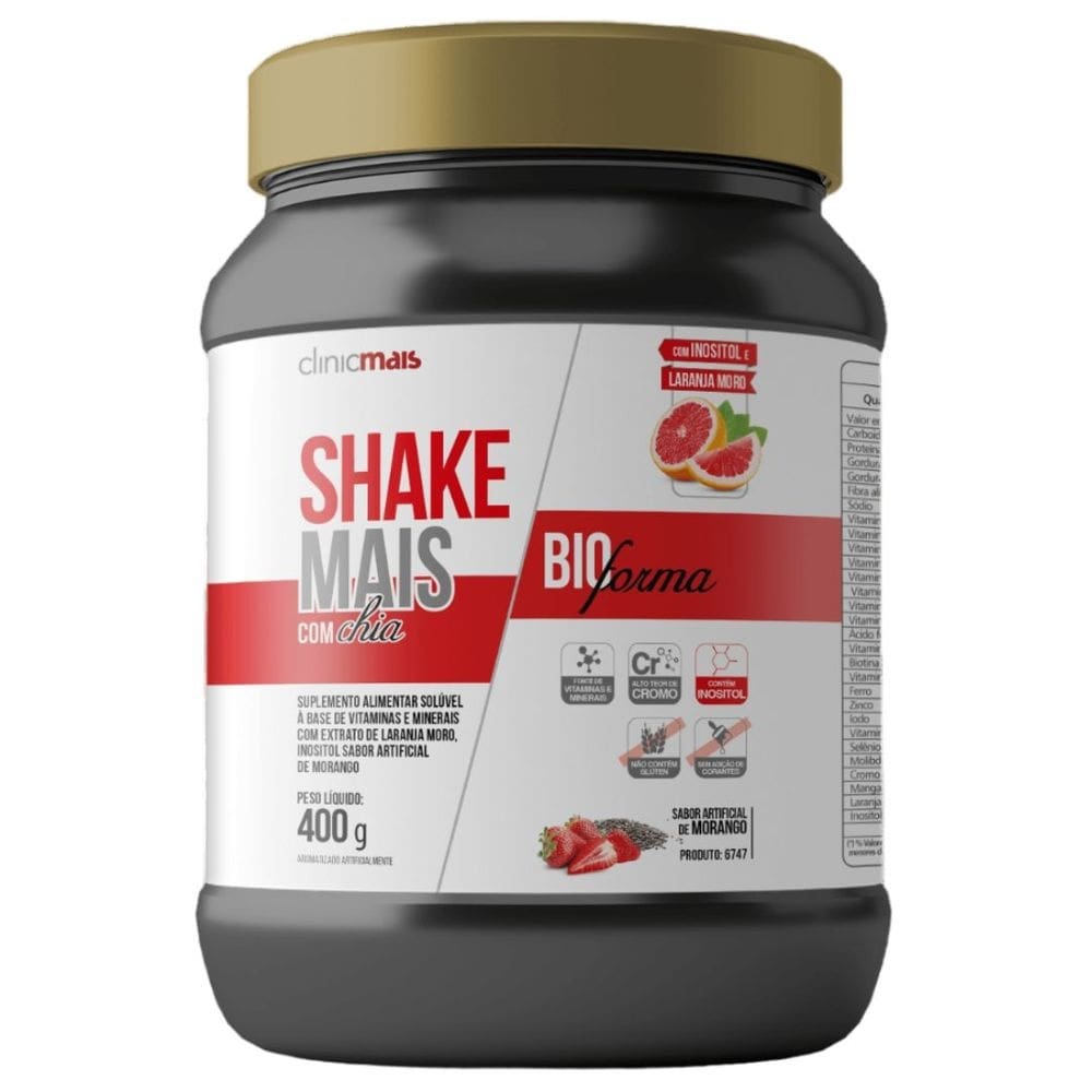Shake de Chia Sabor Morango