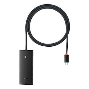 Adaptador Hub Baseus Tipo-C + 4 Portas Usb Cabo De 1 Metro