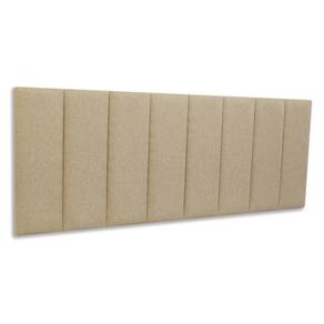 Cabeceira Queen Estofada Kit 8 Placas Reta - Linho Bege