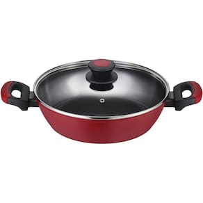 Caçarola Rasa Oxford Alumínio Forjado Everyday 28Cm Vermelho