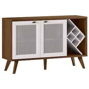 Aparador Buffet Isis 2 Portas Imbuia Off White – New Ceval