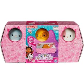 3 Pelúcias De Hamster Kitties - Gabbys Dollhouse