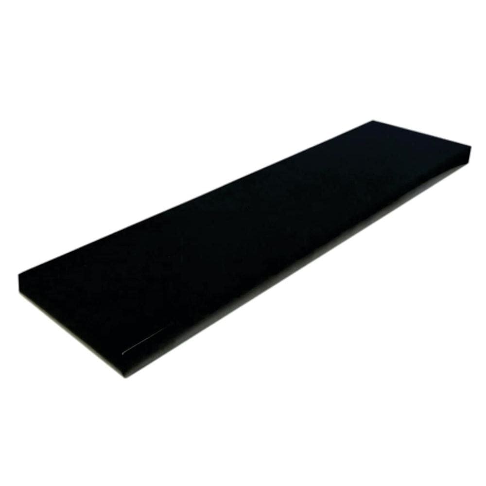 Prateleira Simples Preta 90x15 Cm Com Suporte Em Mdf [F031]