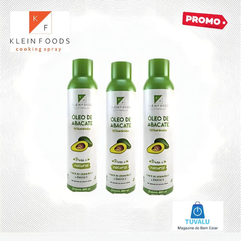 KIT 3 UND - Óleo de abacate Extravirgem Spray Klein Foods 200ml