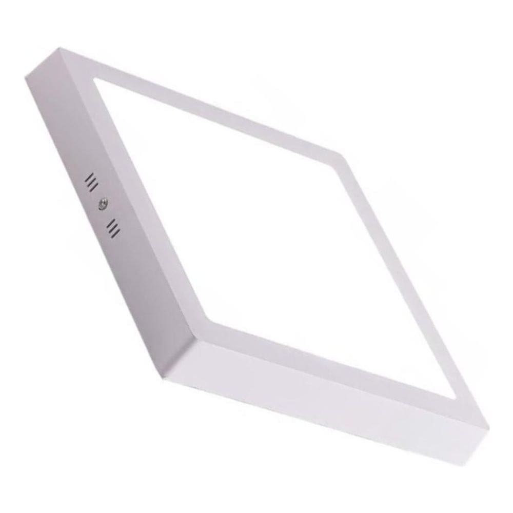 Painel Plafon Led 18W Sobrepor Quadrado Branco Frio 6500K