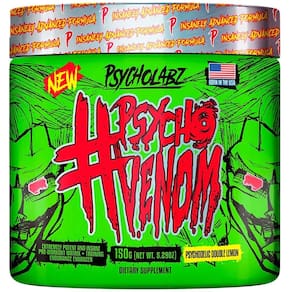 Psycho Pré Treino Psycholabz Psycho Venom 150g Double Lemon