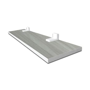 Prateleira Linha Furta-cor Com Borda De Pvc Branco 20x20 Cm [F031]