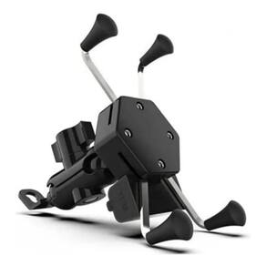 Suporte Celular Moto Com Carregador Universal Usb Garra X