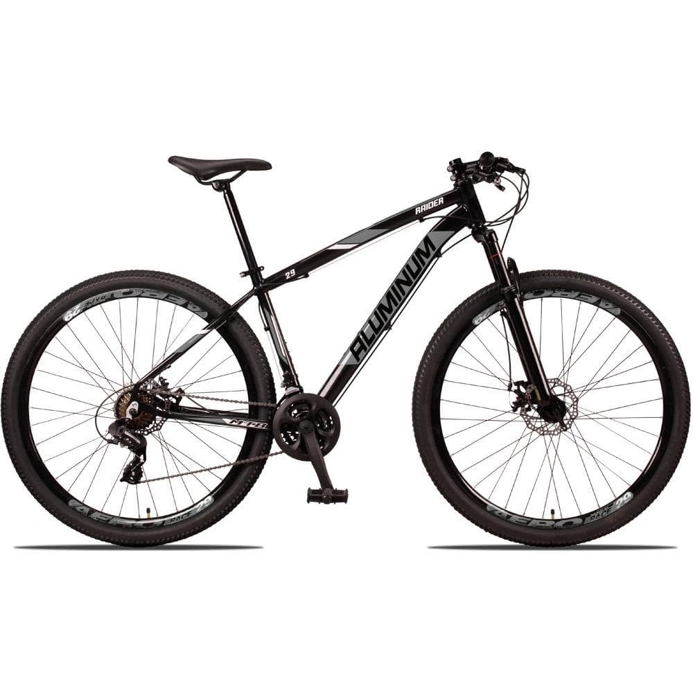 Bicicleta 29 Aluminum Raider 24 Marchas Index Freio a Disco