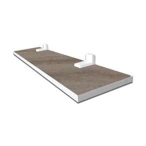 Prateleira Simples 50x20 Cm Furta Cor Borda Branca [F031]