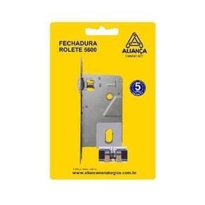 blister fechadura rolete roseta quad 55mm cromado alianca