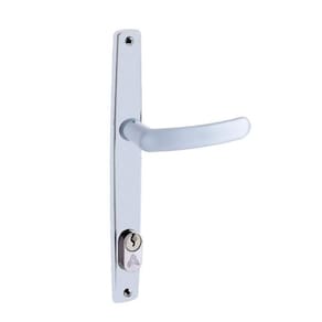 fechadura perfil 28mm com acionamento branco alianca