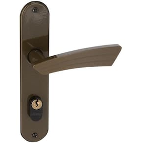 fechadura entrada pop 40mm espelho bronze latonado fosco alianca