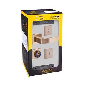 fechadura tetra quadratta curva 3x1 roseta 55mm latonado alianca