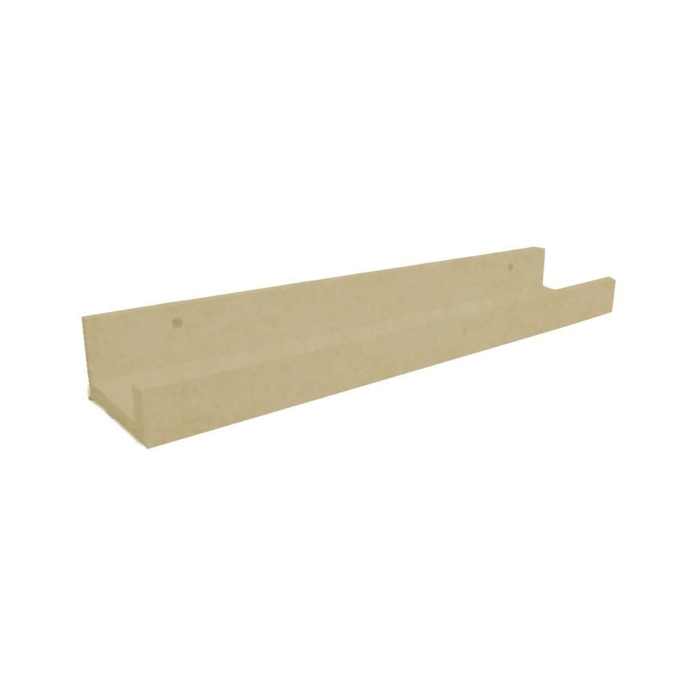 Prateleira Tempero Simples 85 Cm Natural Em Mdf [F031]