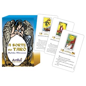 Baralho A Sorte No Tarô Waite 53 Cartas Para Iniciantes