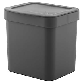 Lixeira de Cozinha Pequena 4,7 Litros OU Trium Cinza