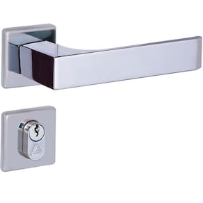 fechadura entrada quadratta reta roseta s40 cromado alianca