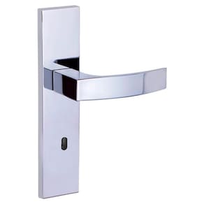 fechadura interna quadratta curva espelho 55mm cromado alianca