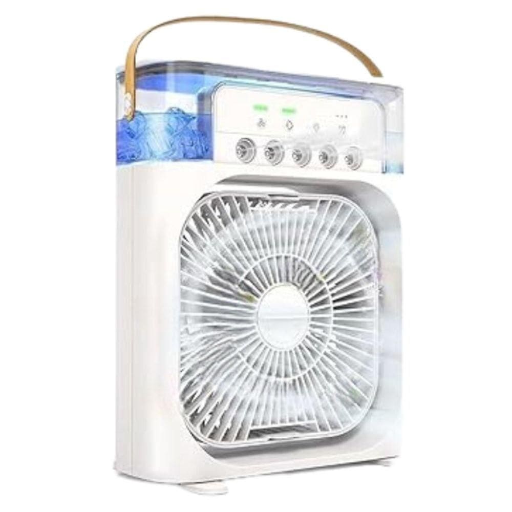 Ventilador Portátil De Mesa Mini Ar Condicionado Umidificado