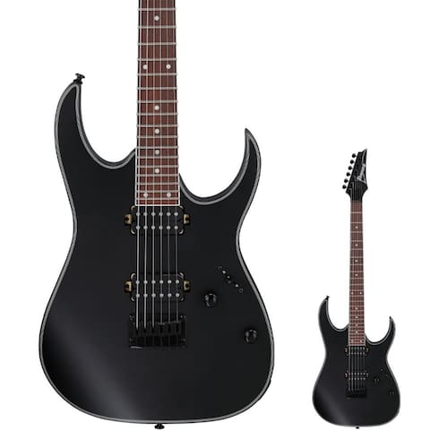 Guitarra Super Strato Ibanez RG421EX BKF Black Flat