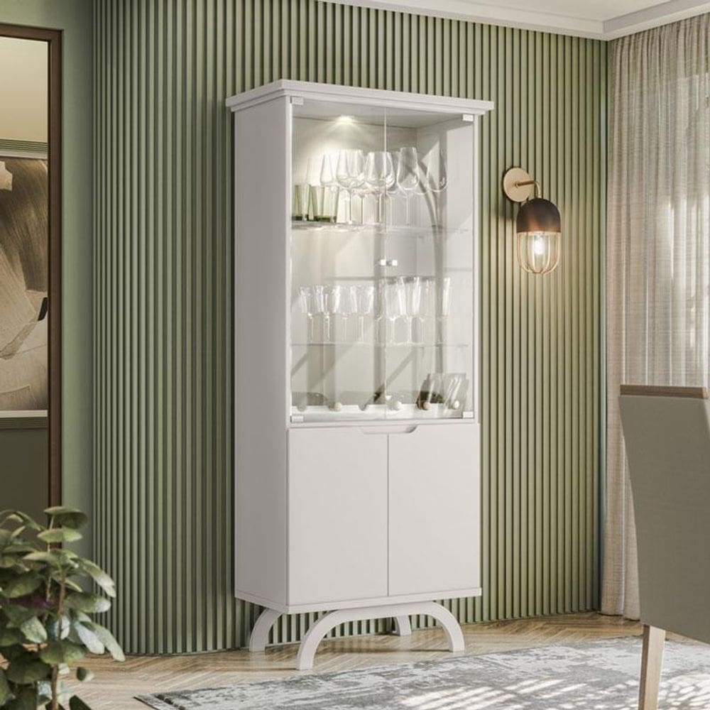 Cristaleira Ambiente Vicenza Off White – New Ceval