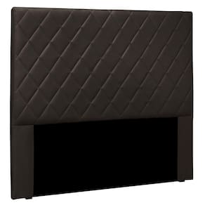 Cabeceira Estofada Cama Box Casal Esmeralda 140cm Marrom