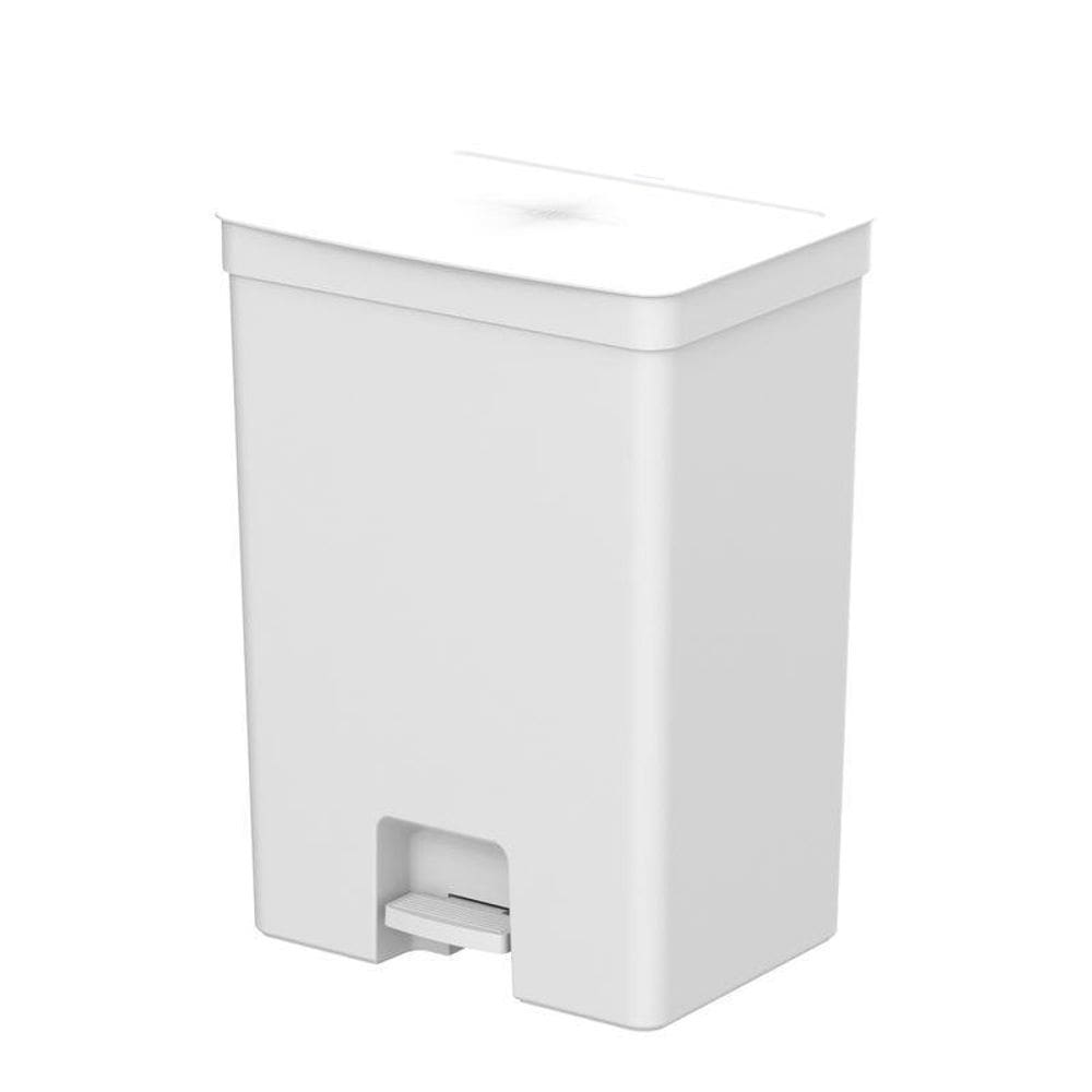 Lixeira De Pedal Trium 46 Litros Com Cesto 4 Litros Bancada