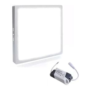 Painel Plafon Led 12W Sobrepor Quadrado 6500K