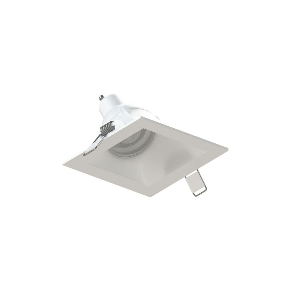 Embutido Recuado Angular MR16 Quadrado Branco 1xGU10 Save Energy