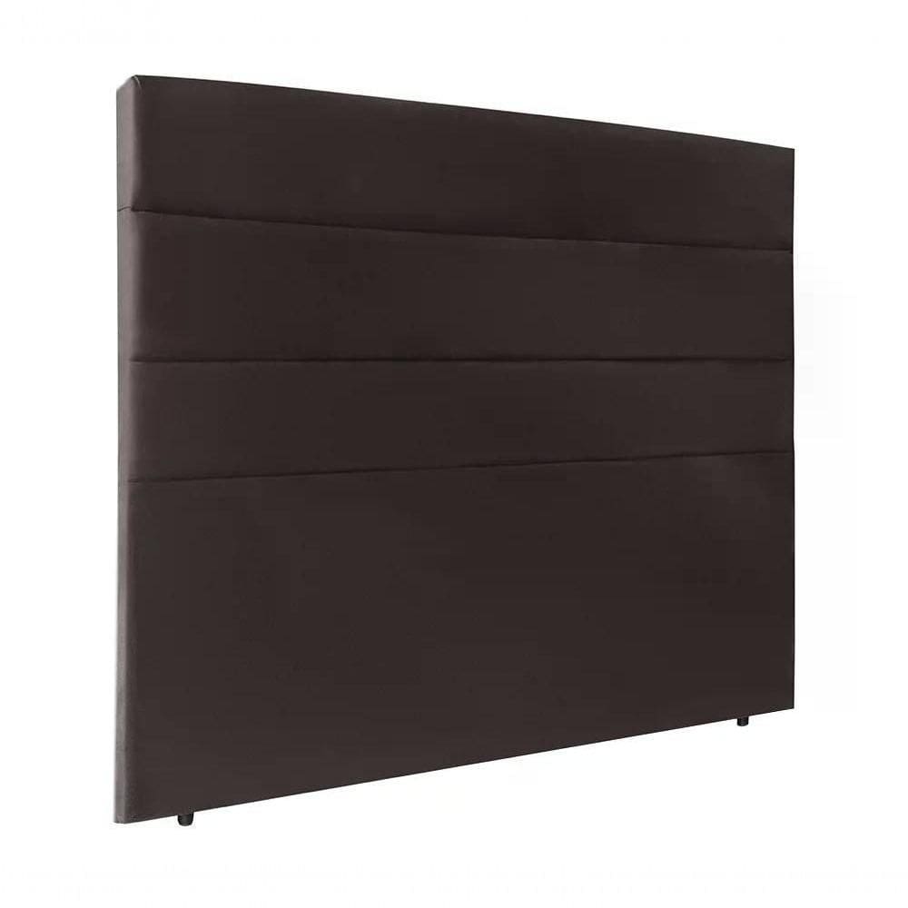 Cabeceira Queen 160cm Bia Suede Marrom Id Suede Marrom